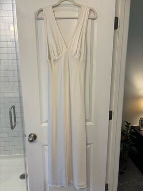 Abercrombie & Fitch Satin Maxi Dress